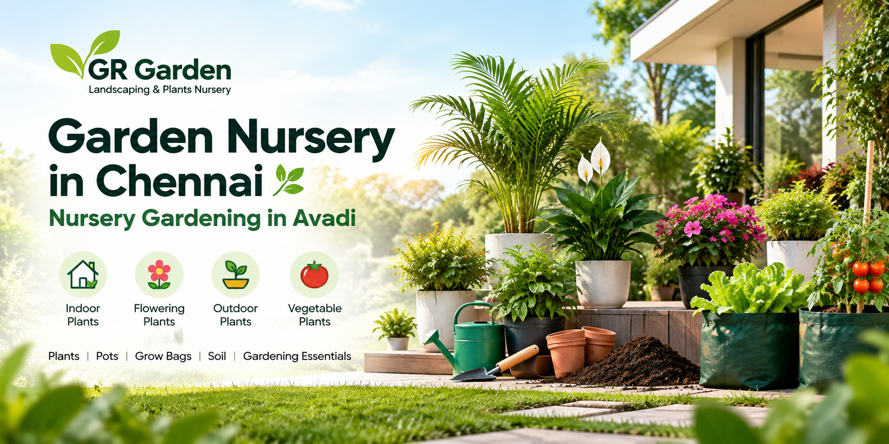 Garden Nursery in Chennai and Avadi - GR Garden